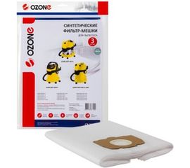 Мешок-пылесборник clean pro синтетический 3 шт. (до 36 л) OZONE CP-219 