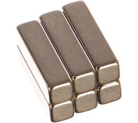 Неодимовый магнит прямоугольник 20х5х5 мм 6шт Forceberg 9-1272216-006 
