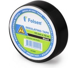 Изоляционная лента Folsen 15ммx10м черная 011504 