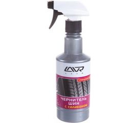Чернитель шин с силиконом Lavr глянцевый блеск, с триггером 500 мл Ln1475 