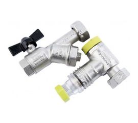 Кранофильтрогидромат (1/2"; 400 мкм) с обратным клапаном для подключения счётчика GIBAX G0030 