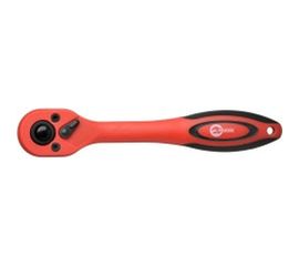 Рукоятка с храповым механизмом INTERTOOL на 72 зуба 3/8 изогнутая Cr-v, Professional HT-2108 