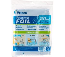 Ремонтная пленка Folsen 4x5м=20м2 голубая прозрачная 094500 
