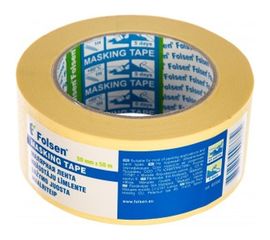 Малярная лента Folsen желтая 60oC 50ммx50м 02350 