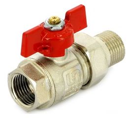 Полнопроходной кран НВ 3/4 с разъемным соединением, бабочка Uni-Fitt 113T3000 