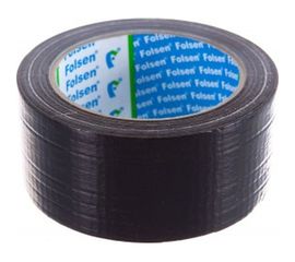 Универсальная тканевая влагоустойчивая лента Folsen 48ммx25м черная 240мк 051044825 