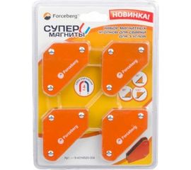Набор магнитных уголков для сварки (4 шт; усилие до 4 кг; для 3 углов) Forceberg 9-4014520-004 