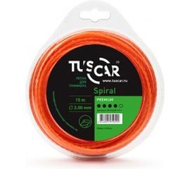 Леска для триммера Spiral, Premium, 2.0 мм, 15 м TUSCAR 10131420-15-1 