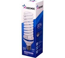 Люминесцентная компактная лампа КОСМОС SPC 85Вт E40 спиральная 4200К LKsmT5SPC85WE4042_m 160213 
