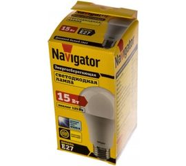 Светодиодная лампа Navigator 61 239 NLL-A70/A60-15-230-6.5K-E27 20193 459607 