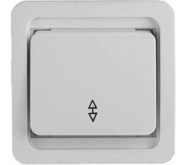 Выключатель проходной одноклавишный СВЕТОЗАР CITY SV-54137-W 