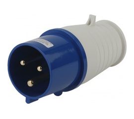 Переносная вилка ЭРА 023 2Р+РЕ 32А 220В IP44 Б0032852 