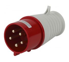 Переносная вилка ЭРА 025 3Р+РЕ+N 32А 380В IP44 Б0032854 