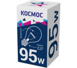 Лампа накаливания Космос СТАНД /А50/ ПР 95 Е27 LKsmSt55CL95E27v2 