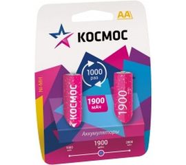 Аккумулятор Космос R6 NI-MH 1900 mAh 2BL KOCR6NIMH/1900MAH/ 