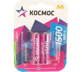 Аккумуляторные батарейки, R6 NI-MN BP-2 КОСМОС KOCR6NIMH (1500mA) 