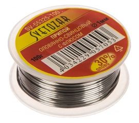 Оловянно-свинцовый припой Светозар 100 гр. 30% Sn/70% Pb SV-55325-100 