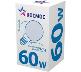 Матовая лампа накаливания КОСМОС ШР мт 60W E14 LKsmSSpFr60E14v2 