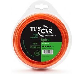 Леска для триммера Spiral, Premium, 2.4 мм, 12 м TUSCAR 10131424-12-1 