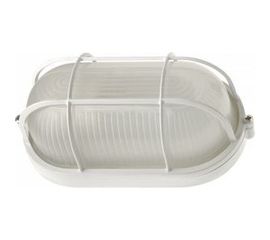 Влагозащищенный светильник Navigator 94 801 NBL-O2-60-E27/WH НПБ 1402 белый овал с решеткой 60Вт IP54 4607136948013 51048 