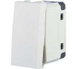 1-клавишный выключатель Экопласт 45х22. 5 схема 1 16 A. 250 B белый LK45 850104-1 