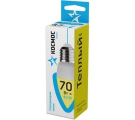 Светодиодная лампа КОСМОС LED BASIC CN 8.5Вт 220В E27 3000К LkecLED8.5wCNE2730 478689 