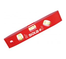 Пластиковый магнитный уровень, L=20 см, 3 глазка SOLA PTМ 5 01430601 