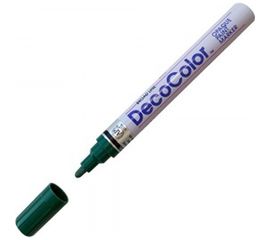 Лаковый маркер MARVY UCHIDA с круглым наконечником 2-4мм темно-зеленый PINE GREEN MAR300/72 