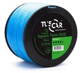 Леска для триммера Square Twist DUO, Premium, 2.7 мм, 276 м TUSCAR 10142427-276-4 