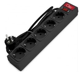 Сетевой фильтр СОЮЗ ПВС, 3*0.75, 1.5м, черный 1335 