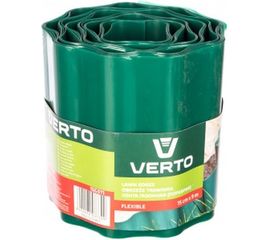 Бордюрная садовая лента 15 см x 9 м, зеленая VERTO 15G511 