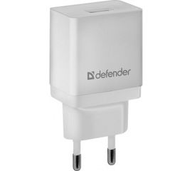 Сетевой адаптер Defender EPA-10 белый, 1хUSB, 5V/2.1А, пакет 83549 