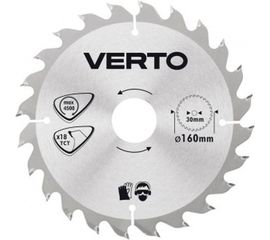 Диск отрезной по дереву (160x30 мм; 18 зубьев) VERTO 61H116 
