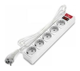 Сетевой фильтр СОЮЗ ПВС, 3*0.75, 3м, белый, премиум упаковка 1325 