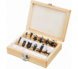 Сверла-фрезы набор 12 шт. хвостовик 8 мм VERTO 60H010 