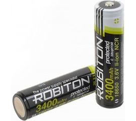 Аккумулятор ROBITON 18650 3400мАч с защитой bulk 12387 