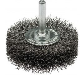 Щетка дисковая с гофрированной стальной проволокой Эксперт 471 (30 мм; хвостовик 6 мм) Профоснастка 20709001 