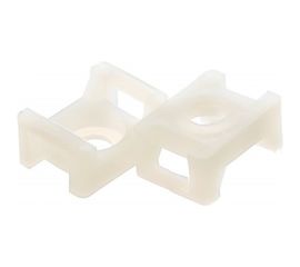 Монтажная площадка под винт FORTISFLEX ПМО 22х16 белый 100шт 53313 