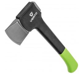 Универсальный топор с топорищем из стекловолокна и TPR, 620 г, вес обуха 410 г VERTO 05G100 