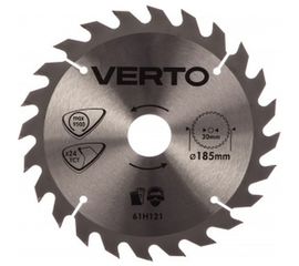 Диск отрезной по дереву (185x30 мм; 24 зуба) VERTO 61H121 