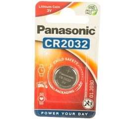 Дисковая литиевая батарейка CR2032 3В бл/1 Panasonic 5019068085138 