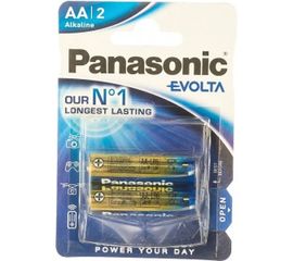 Щелочная батарейка LR6 AA Evolta 1.5В бл/2 Panasonic 5410853044758 