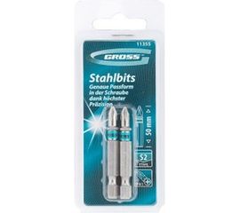 Набор бит РН1x50, сталь S2, 2шт GROSS 11355 