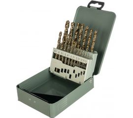 Набор сверл по металлу, кобальтовые, 1.0-10.0 мм, 19 шт. KEIL 307500110 