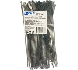 Нейлоновая стяжка RUCELF черн. 3x200 мм СТБ-3x200-Ч 00-00005638 