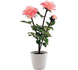 Декоративный светильник розовый, роза 3 СТАРТ LED 