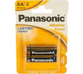 Щелочная батарейка LR6 AA Alkaline 1.5В бл/2 Panasonic 5410853042259 
