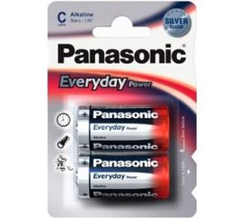 Щелочная батарейка LR14 C Everyday Power Standard 1.5В бл/2 Panasonic 5410853024682 