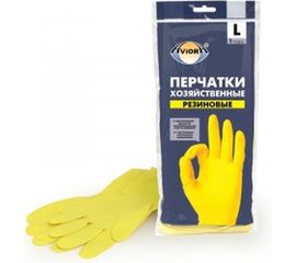 Хозяйственные резиновые перчатки AVIORA, размер L 402-568 