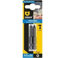 Бита (2 шт; PZ1; 50 мм) GRAFF 310150 
